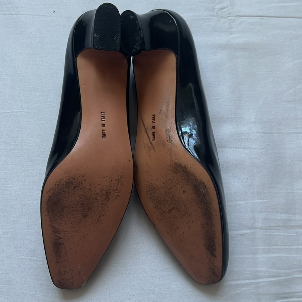 Salvatore Ferragamo Square Toe Pumps - Picture 6 of 11